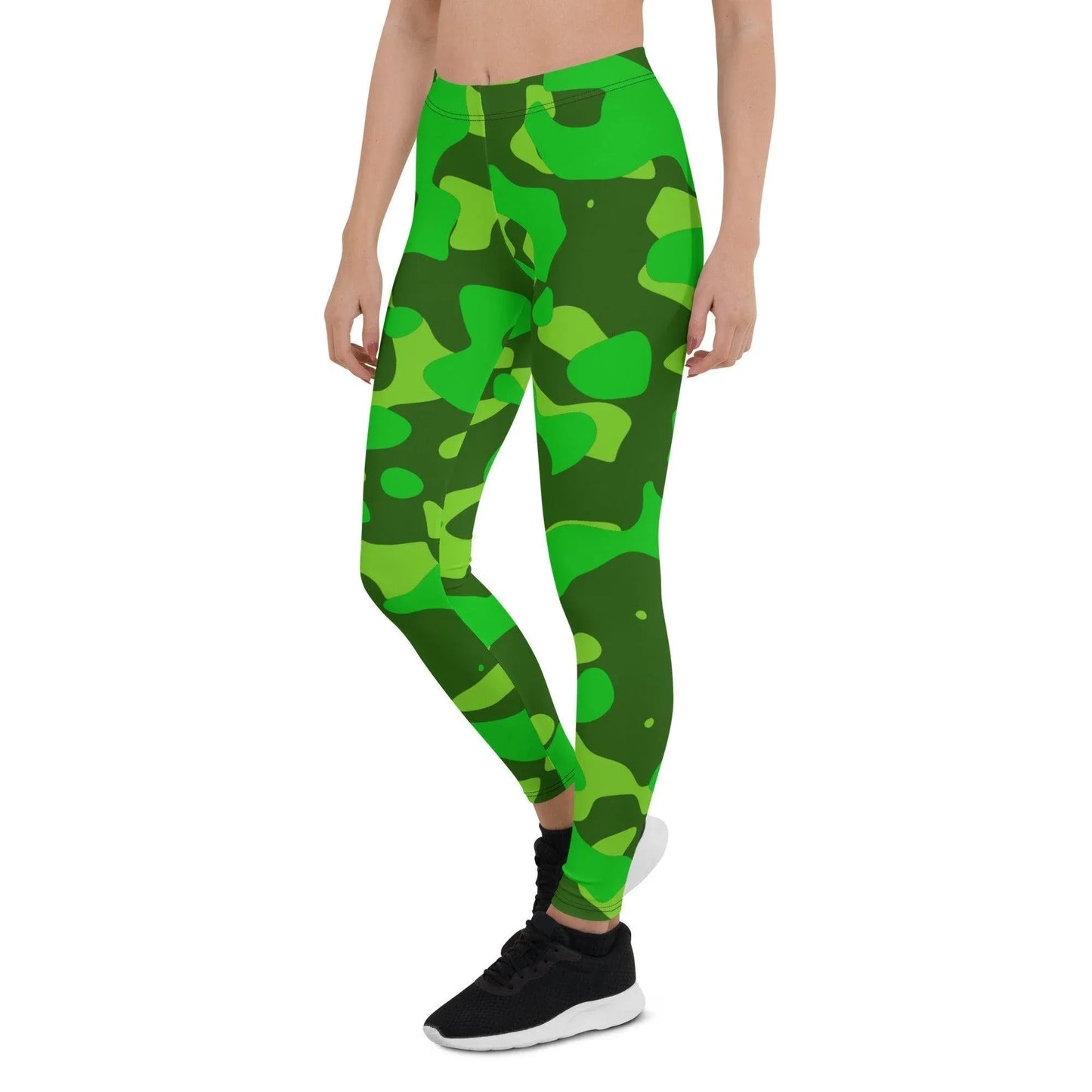 lime-green-camouflage-damen-leggings-leggings-jlr-design-3 - JLR Design