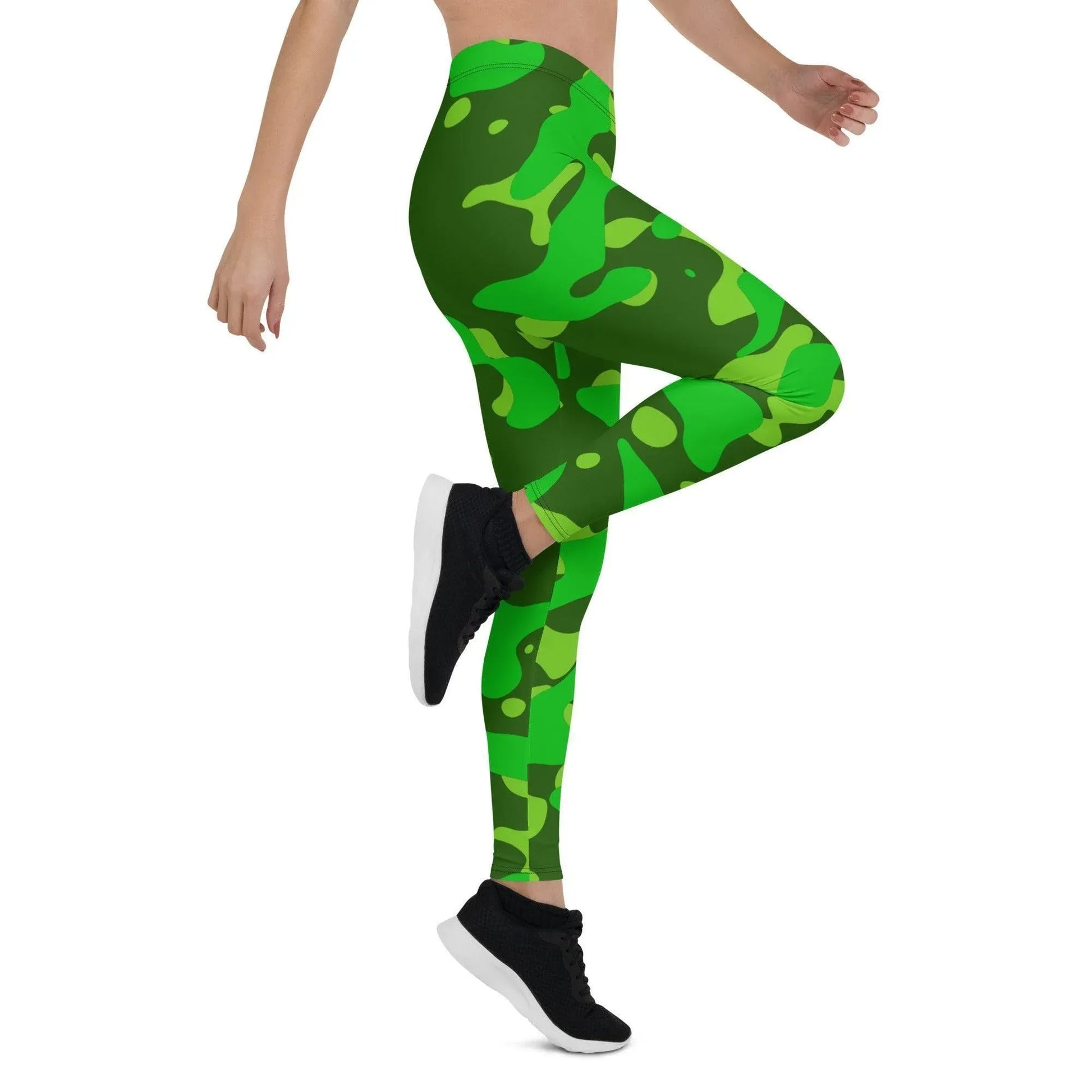 lime-green-camouflage-damen-leggings-leggings-jlr-design-6 - JLR Design