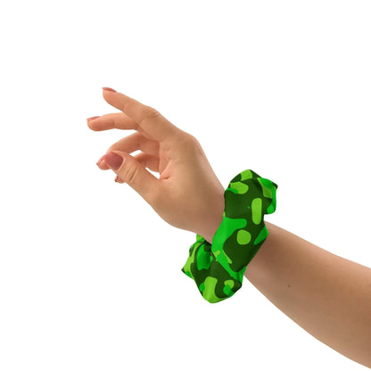 lime-green-camouflage-scrunchie-scrunchie-jlr-design-1 - JLR Design