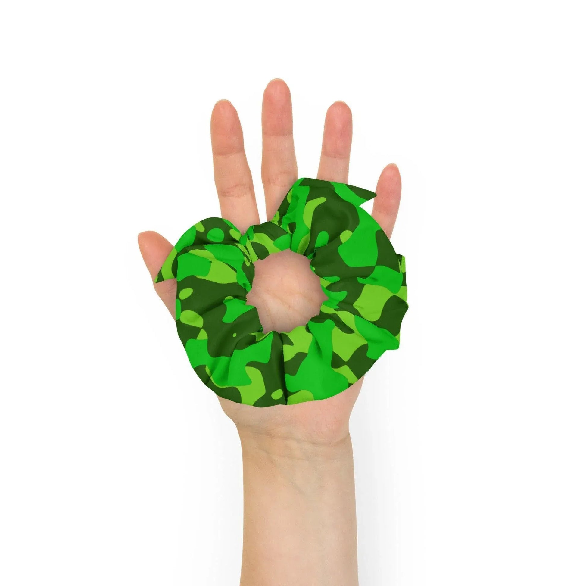 lime-green-camouflage-scrunchie-scrunchie-jlr-design-3 - JLR Design