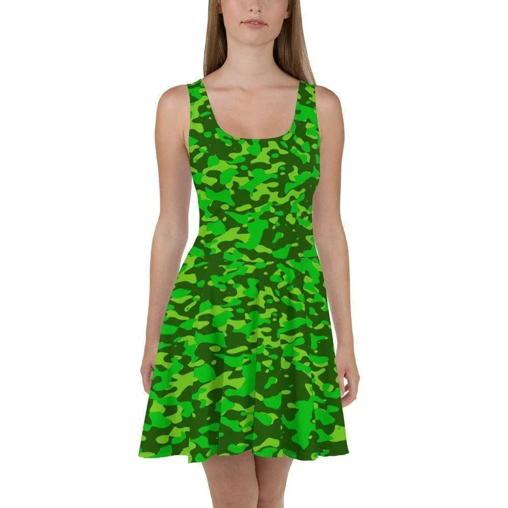 lime-green-camouflage-skater-kleid-skater-kleid-jlr-design-2 - JLR Design