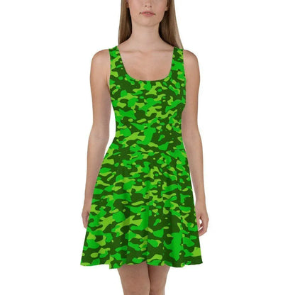 lime-green-camouflage-skater-kleid-skater-kleid-jlr-design-2 - JLR Design