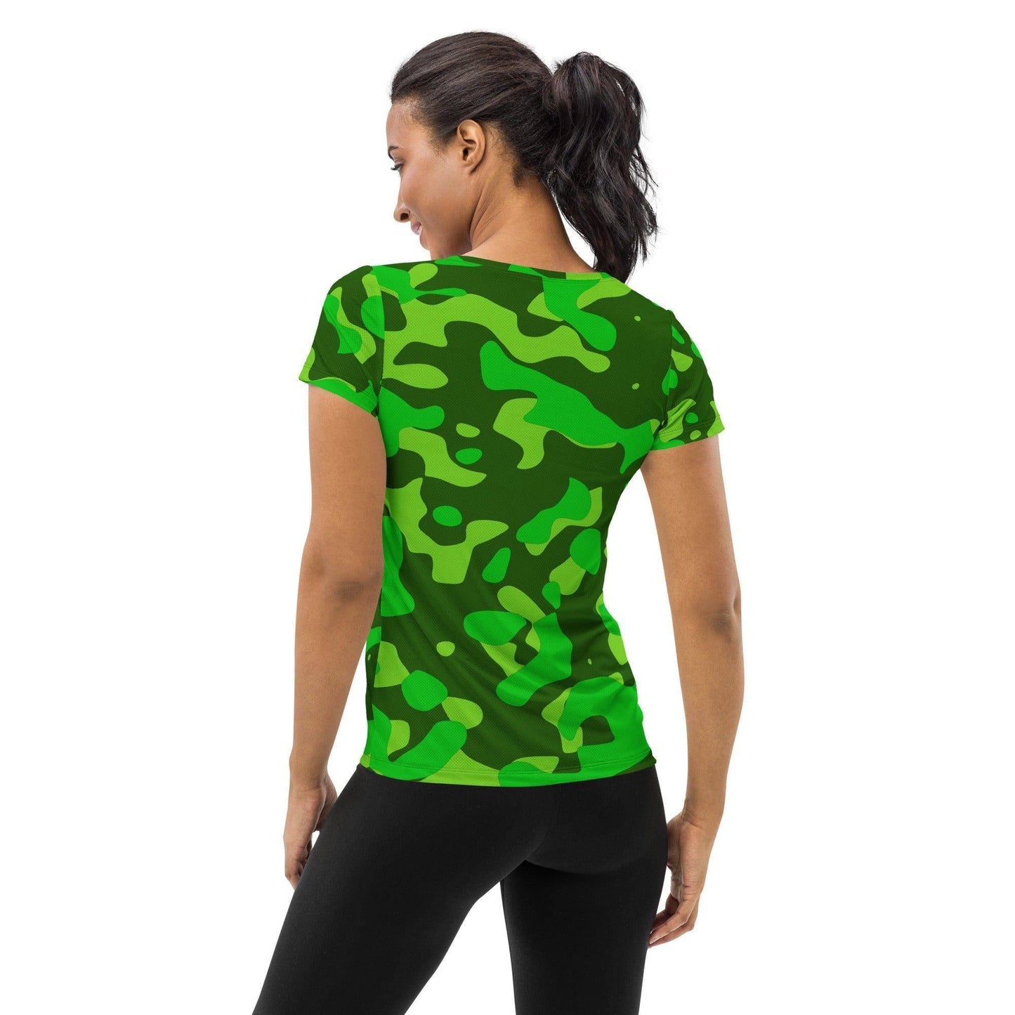 lime-green-camouflage-sport-t-shirt-fur-damen-sport-t-shirt-jlr-design-2 - JLR Design
