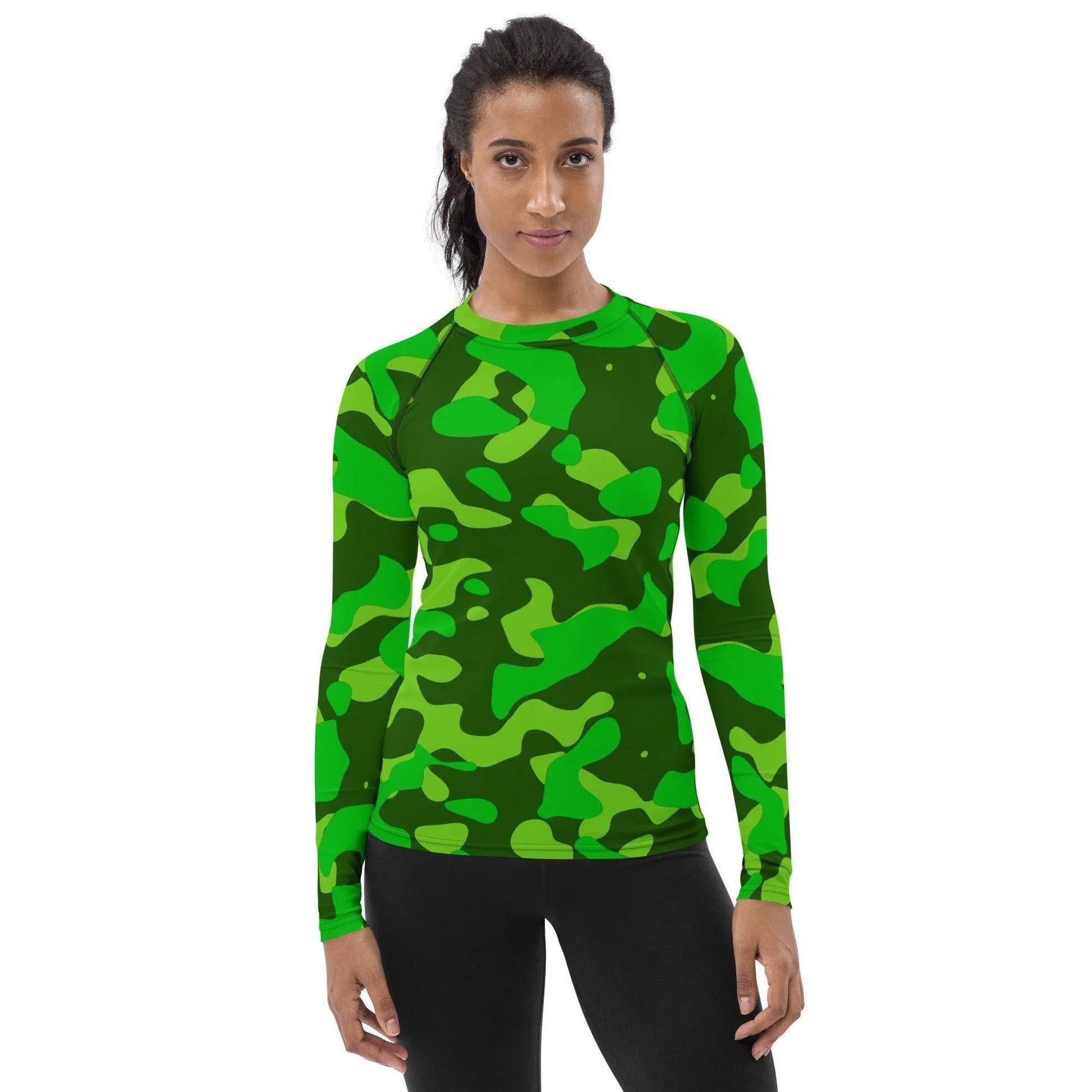 lime-green-damen-rash-guard-rash-guard-jlr-design-1 - JLR Design