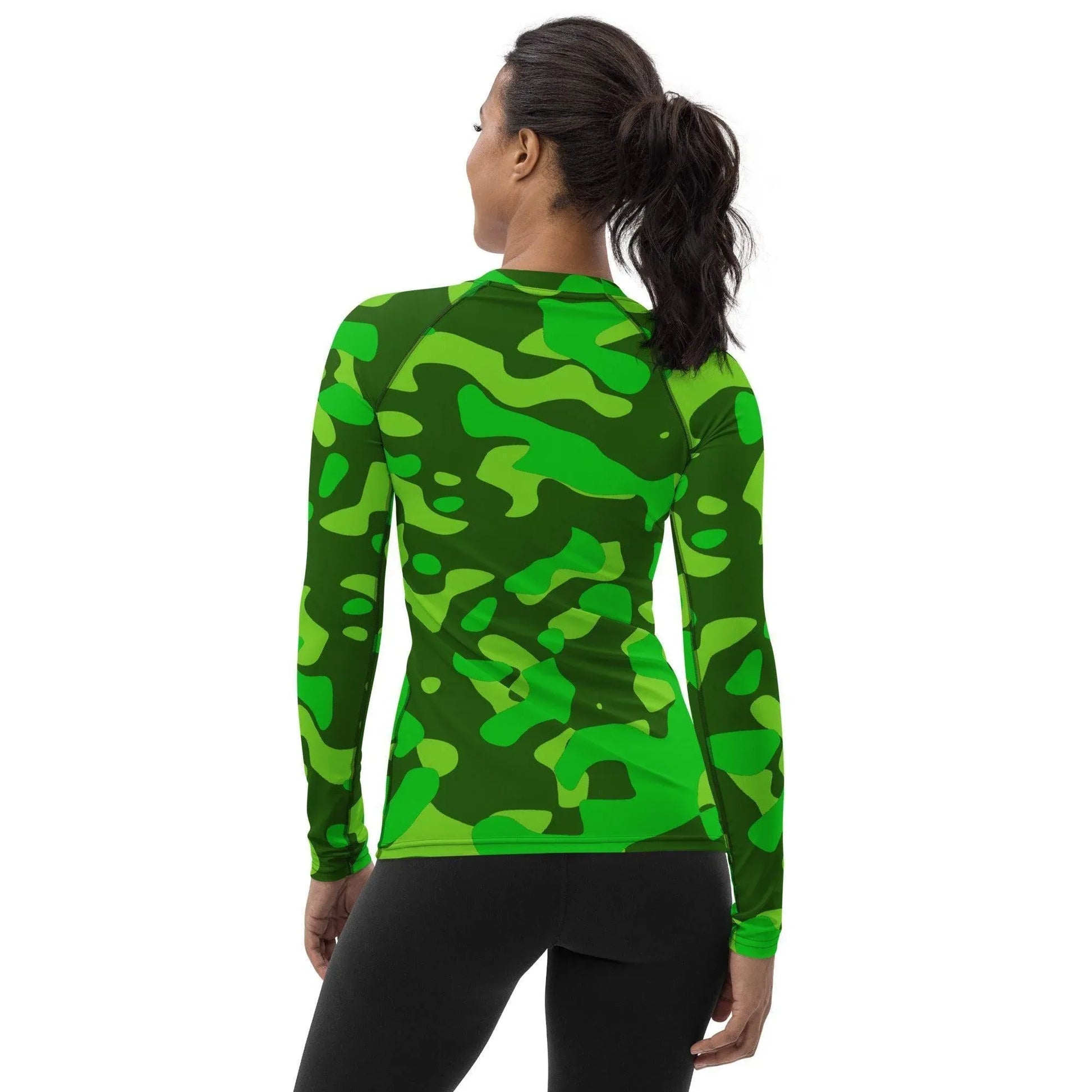 lime-green-damen-rash-guard-rash-guard-jlr-design-2 - JLR Design