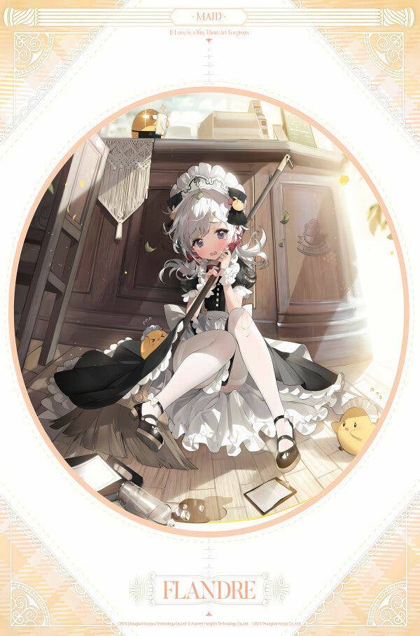 maid-flandre-azur-lane-poster-posters-jlr-design-1 - JLR Design