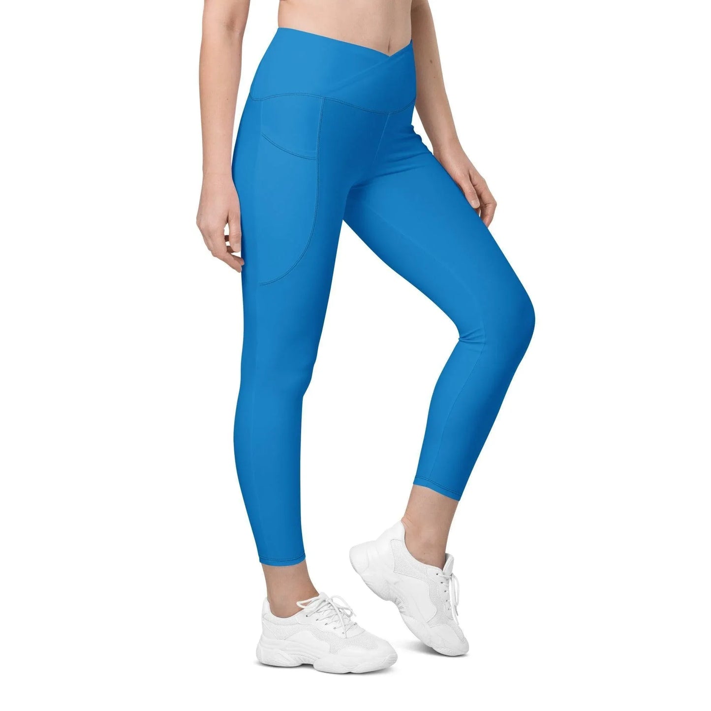 navy-blue-damen-v-bund-leggings-mit-taschen-v-bund-leggings-jlr-design-2 - JLR Design