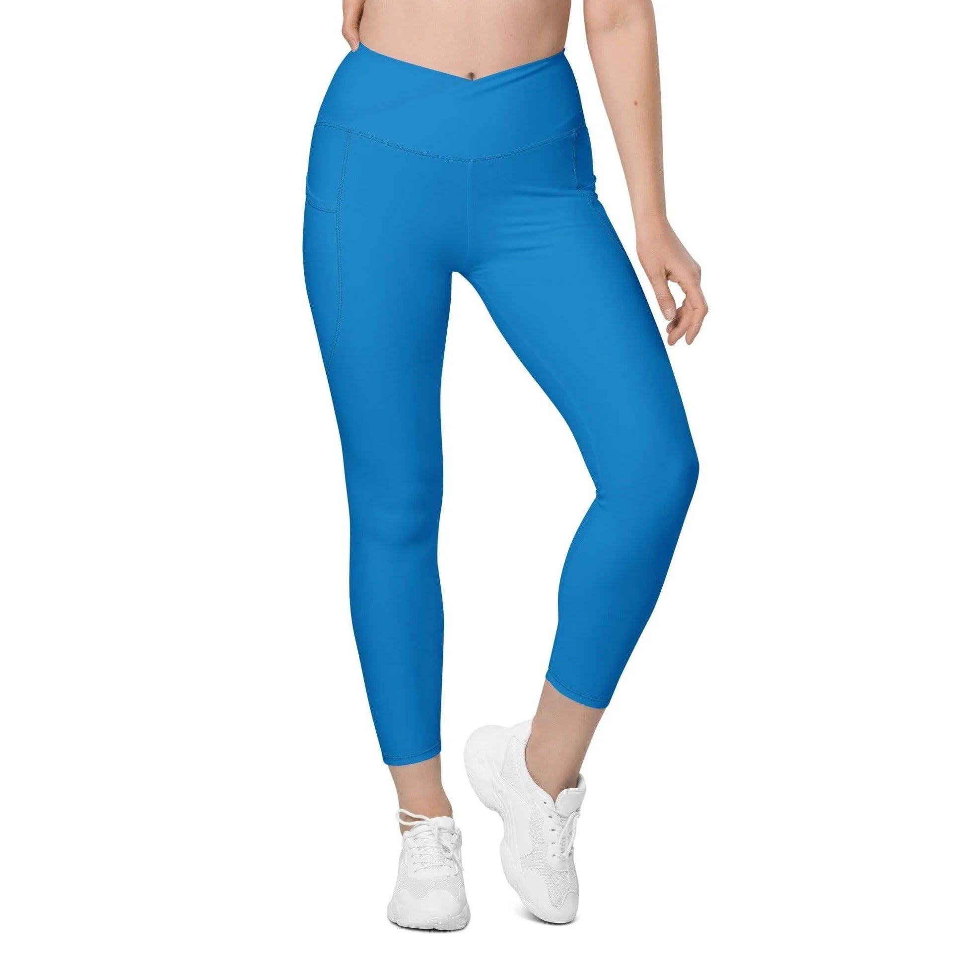 navy-blue-damen-v-bund-leggings-mit-taschen-v-bund-leggings-jlr-design-6 - JLR Design