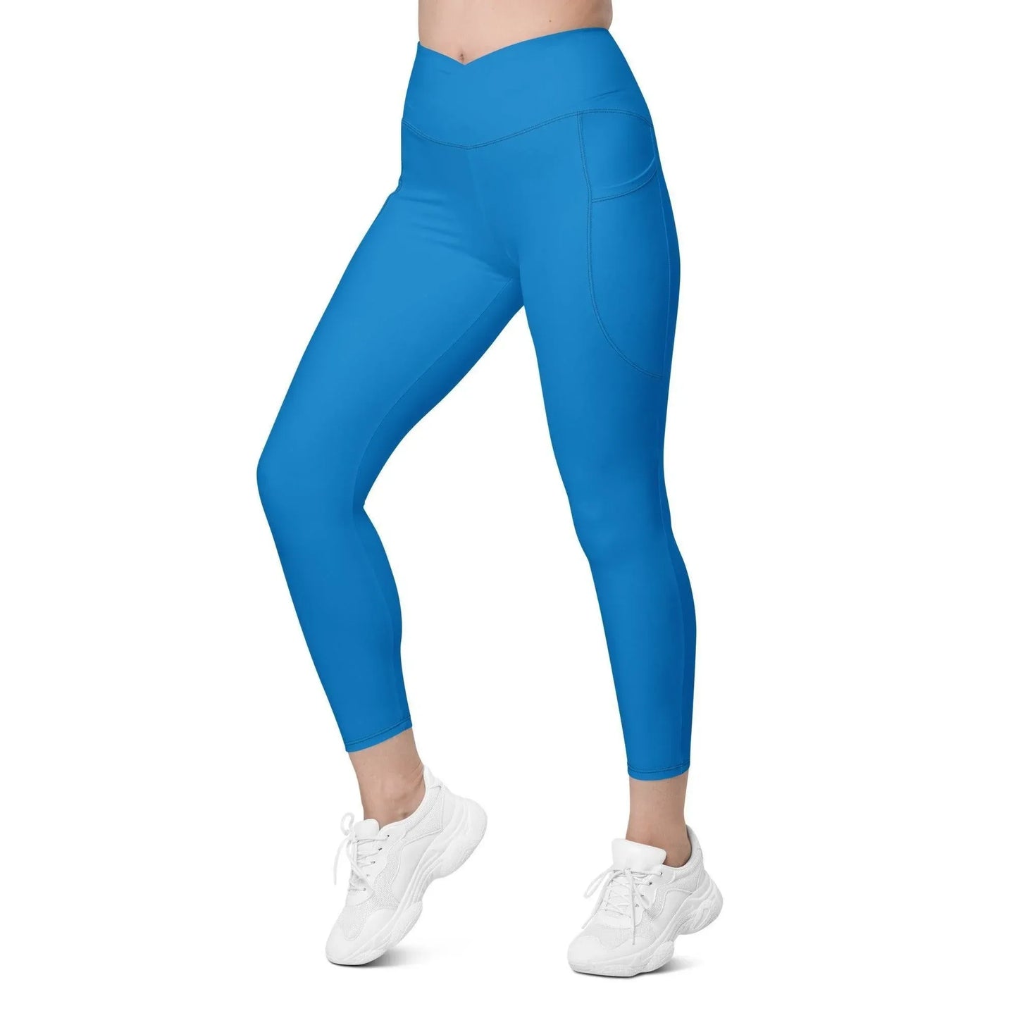 navy-blue-damen-v-bund-leggings-mit-taschen-v-bund-leggings-jlr-design-7 - JLR Design