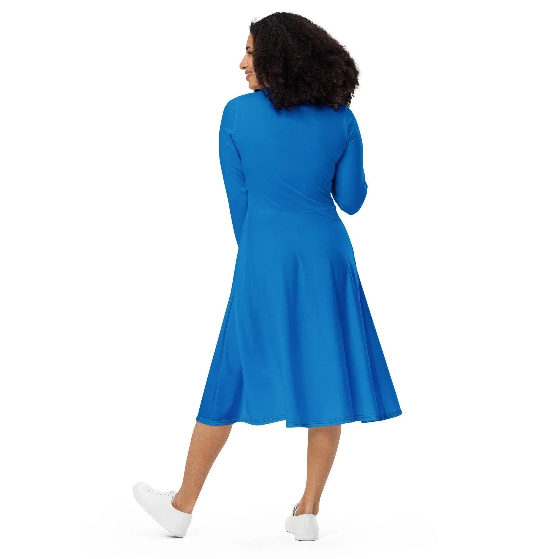 navy-blue-langarmliges-midikleid-midikleid-jlr-design-4 - JLR Design