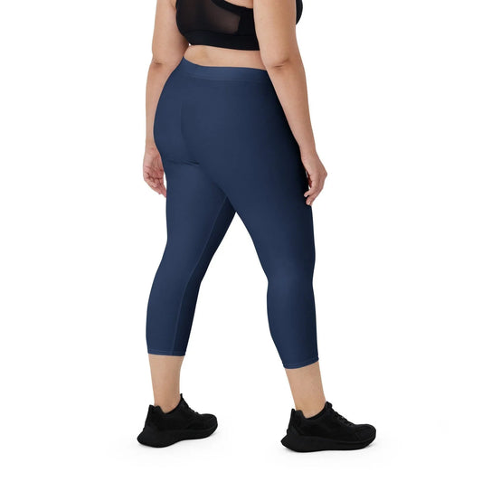 navy-damen-capri-leggings-capri-leggings-jlr-design-1 - JLR Design