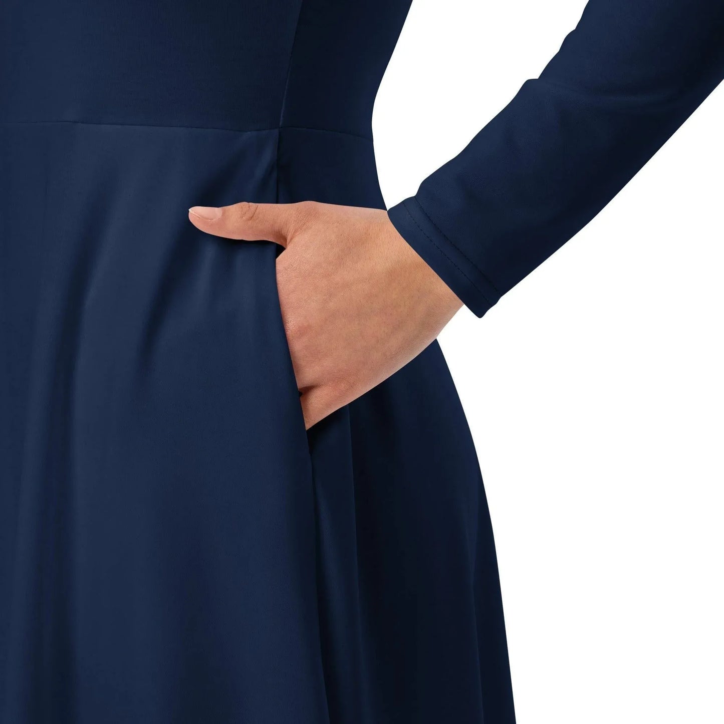 navy-langarmliges-midikleid-midikleid-jlr-design-3 - JLR Design
