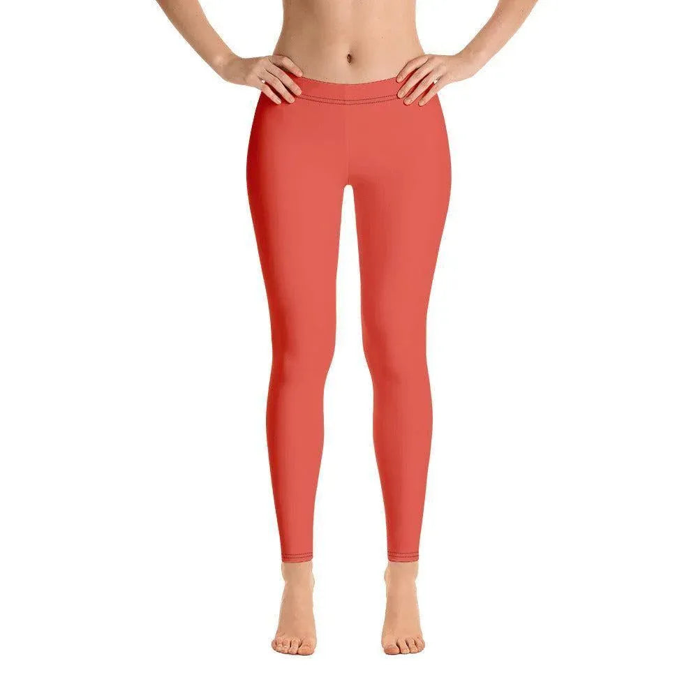 orange-red-damen-leggings-leggings-jlr-design-1 - JLR Design