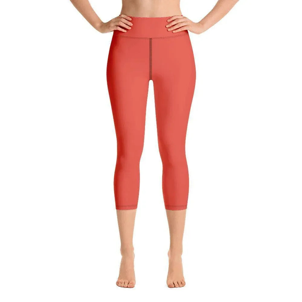 orange-red-damen-yoga-capri-leggings-yoga-capri-leggings-jlr-design-2 - JLR Design