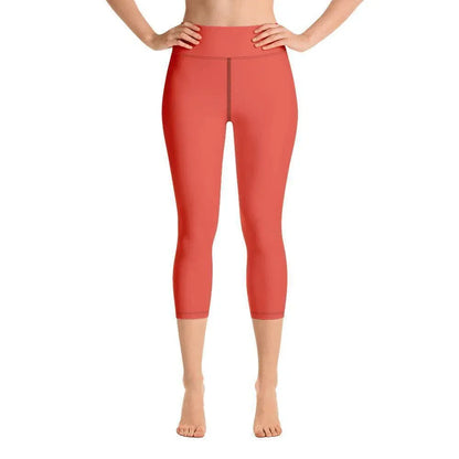 orange-red-damen-yoga-capri-leggings-yoga-capri-leggings-jlr-design-2 - JLR Design