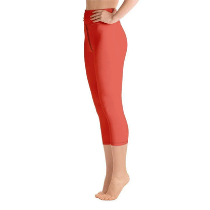orange-red-damen-yoga-capri-leggings-yoga-capri-leggings-jlr-design-3 - JLR Design
