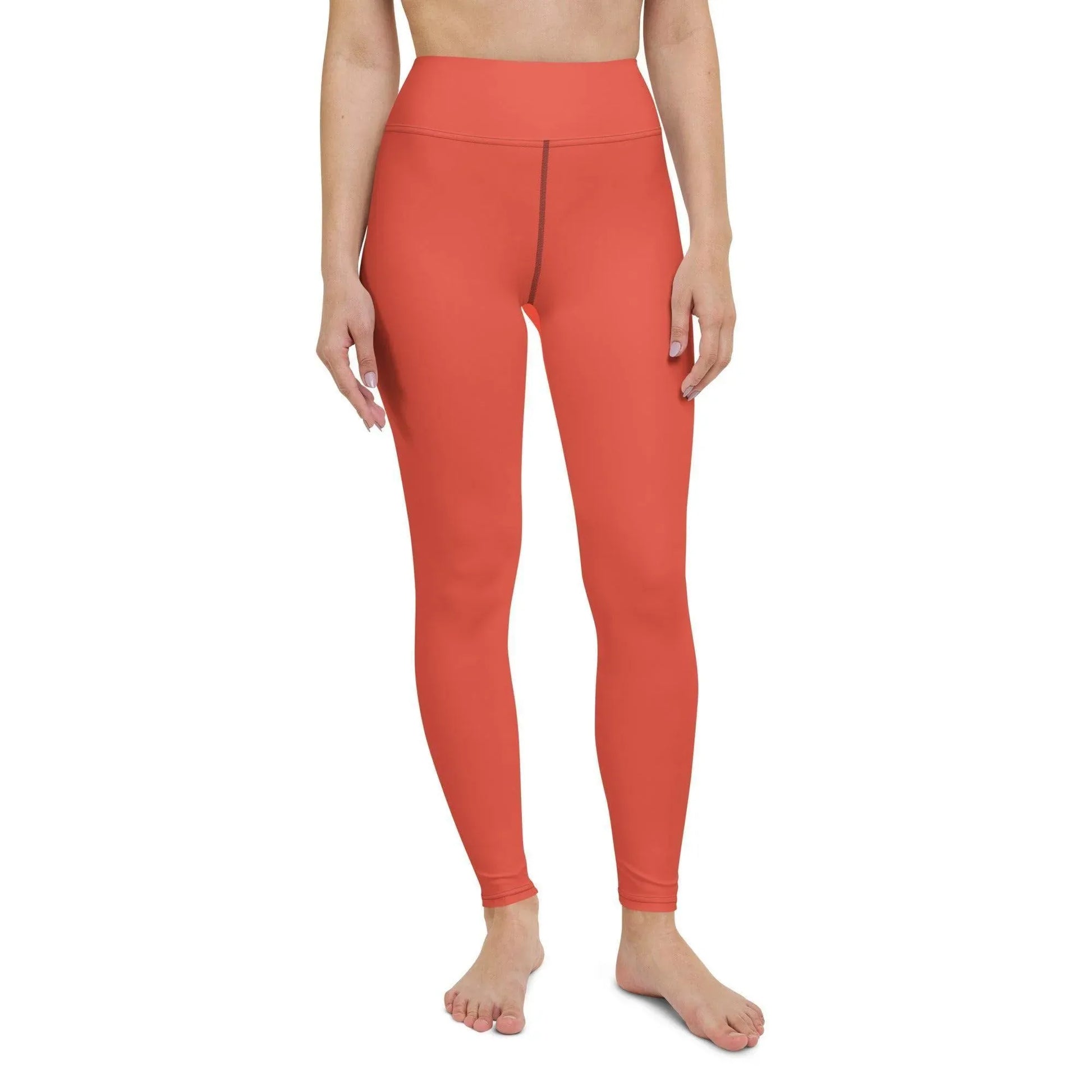 orange-red-damen-yoga-leggings-yoga-leggings-jlr-design-1 - JLR Design