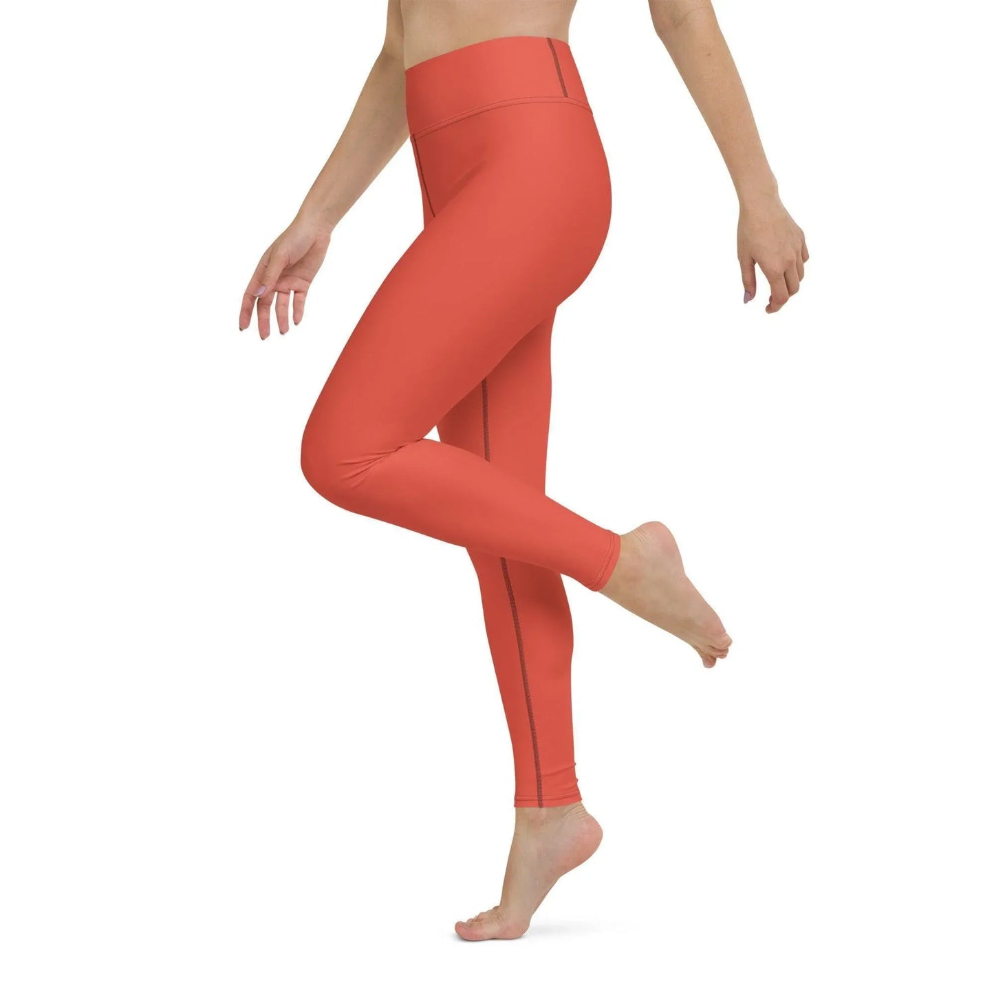 orange-red-damen-yoga-leggings-yoga-leggings-jlr-design-2 - JLR Design