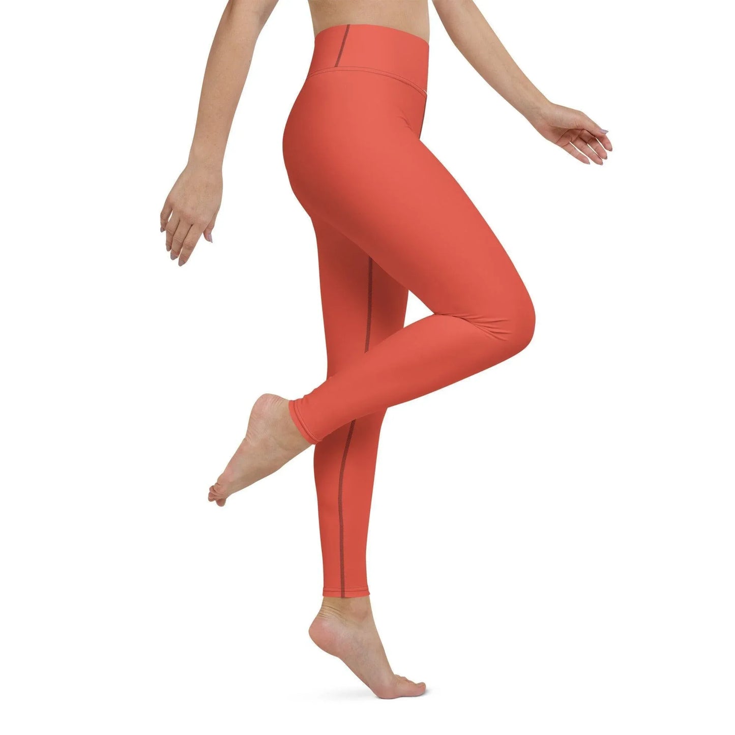 orange-red-damen-yoga-leggings-yoga-leggings-jlr-design-4 - JLR Design