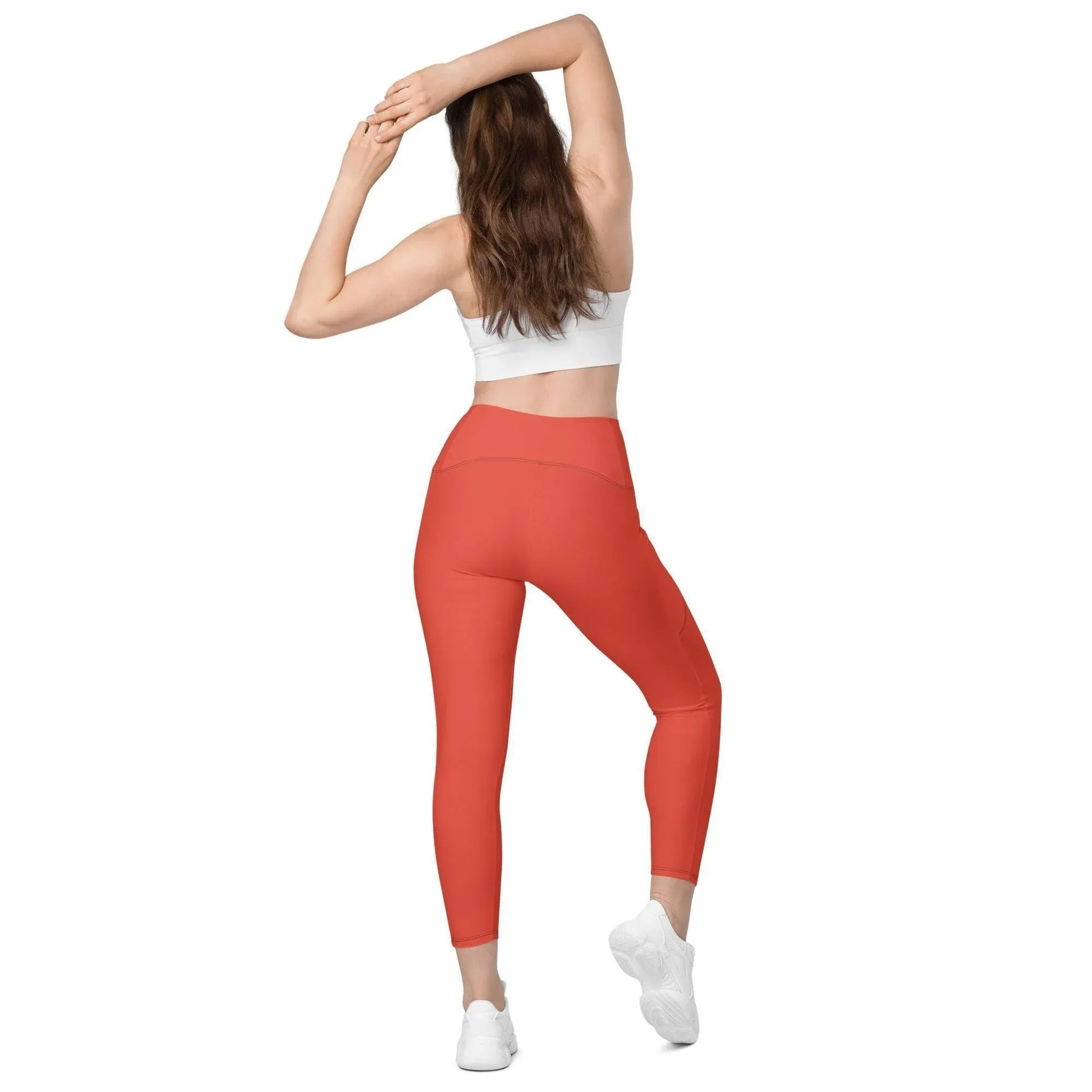 orange-red-v-bund-leggings-mit-taschen-v-bund-leggings-jlr-design-1 - JLR Design