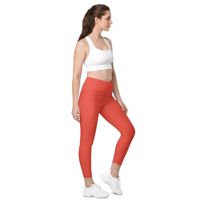 orange-red-v-bund-leggings-mit-taschen-v-bund-leggings-jlr-design-2 - JLR Design