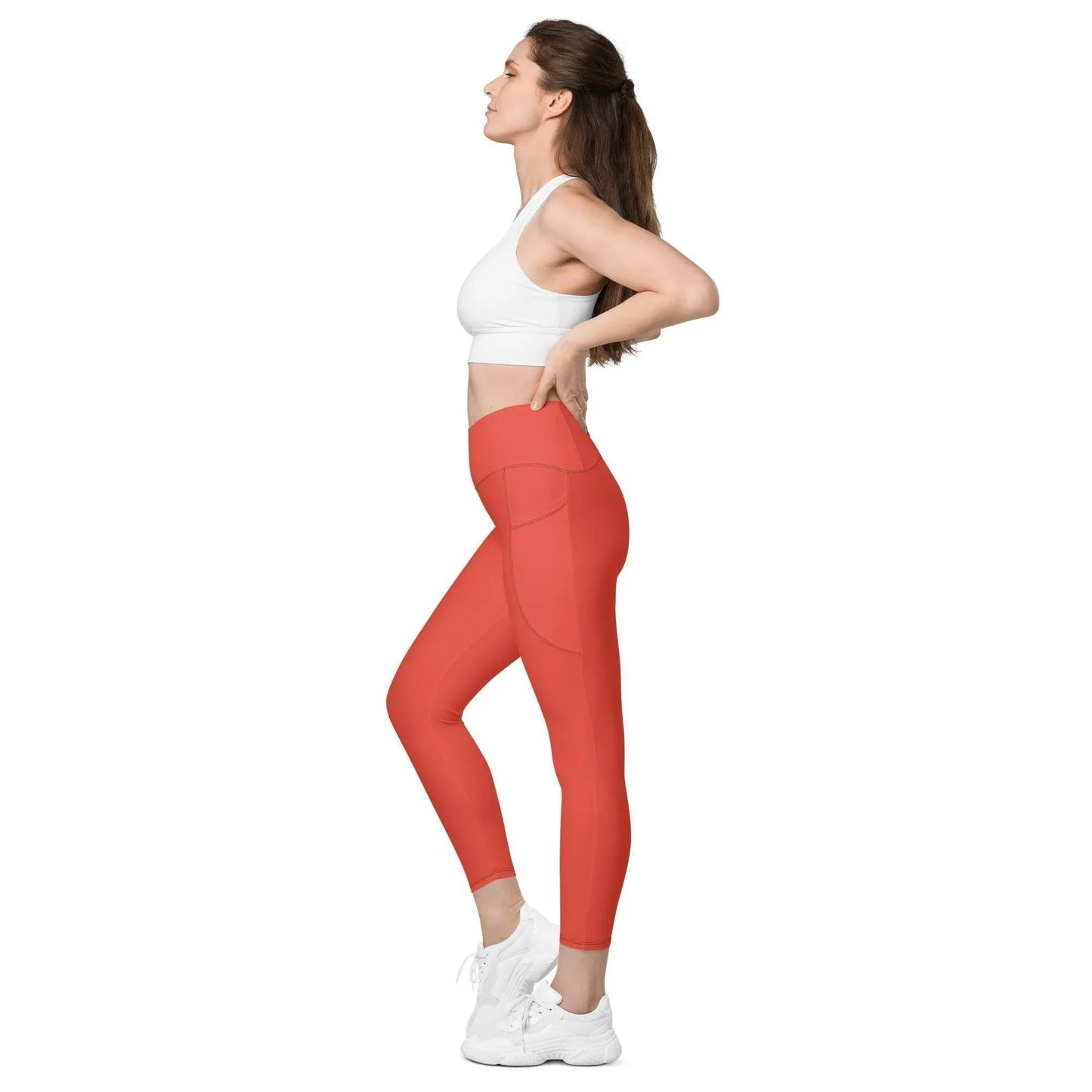 orange-red-v-bund-leggings-mit-taschen-v-bund-leggings-jlr-design-5 - JLR Design