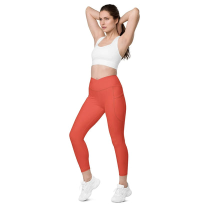 orange-red-v-bund-leggings-mit-taschen-v-bund-leggings-jlr-design-9 - JLR Design