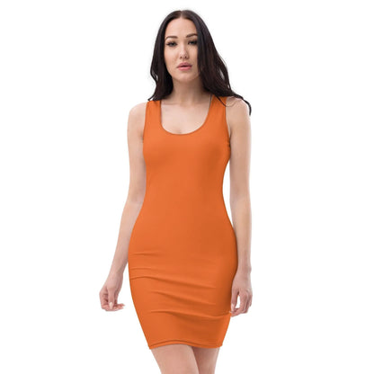 oranges-enganliegendes-kleid-kleid-jlr-design-1 - JLR Design