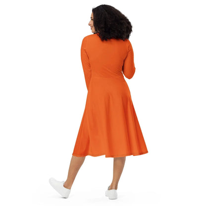 oranges-langarmliges-midikleid-midikleid-jlr-design-3 - JLR Design