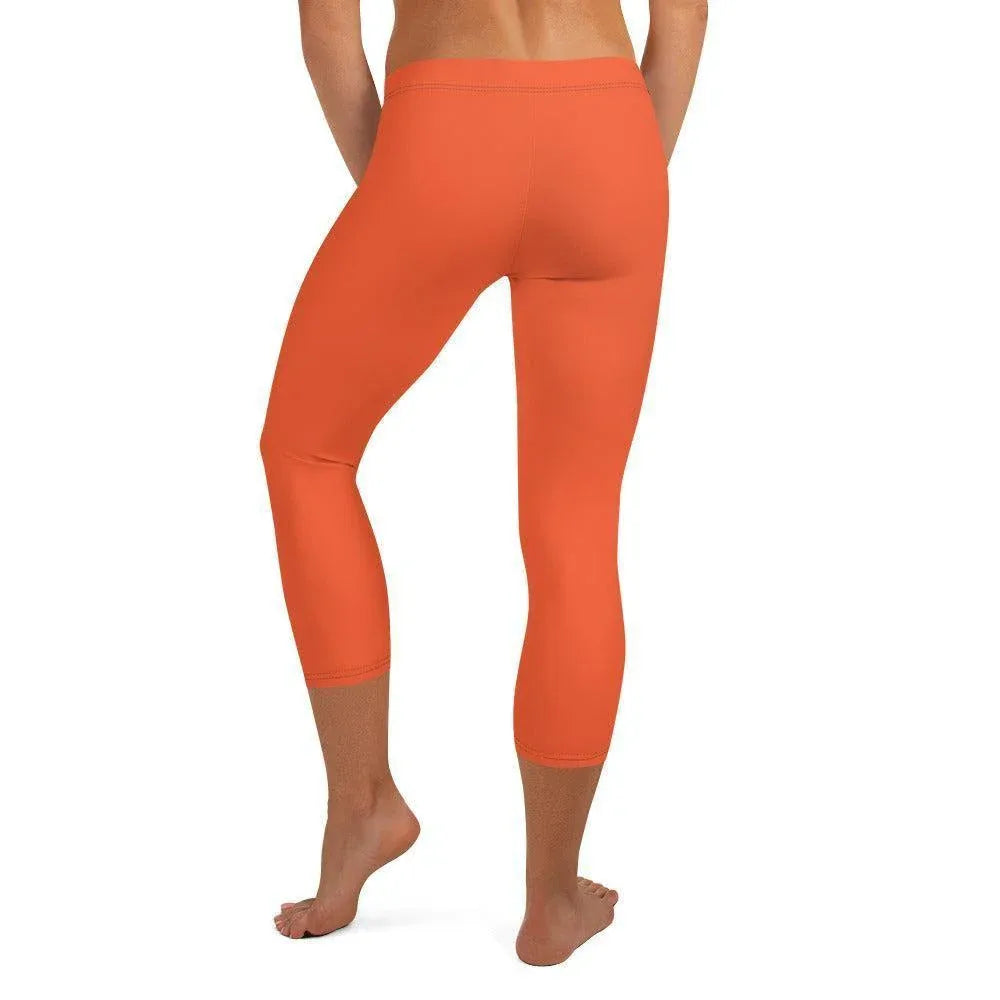 outrageous-orange-capri-leggings-capri-leggings-jlr-design-2 - JLR Design