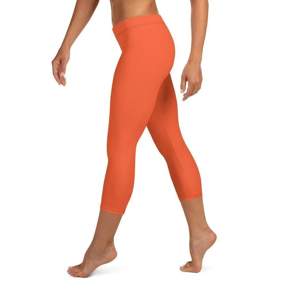 outrageous-orange-capri-leggings-capri-leggings-jlr-design-3 - JLR Design