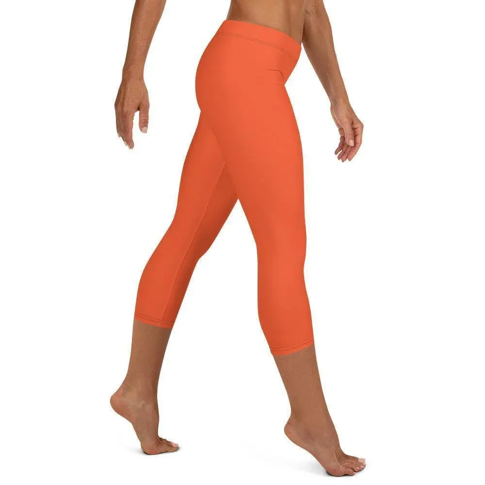 outrageous-orange-capri-leggings-capri-leggings-jlr-design-4 - JLR Design