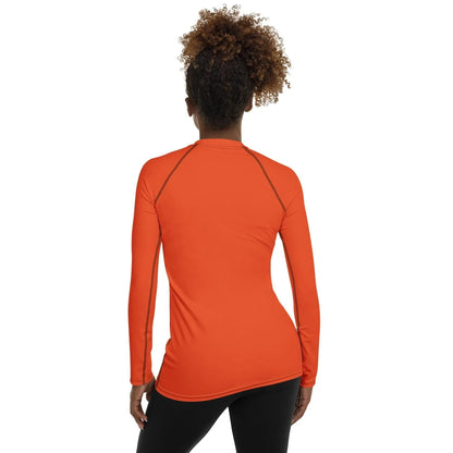 outrageous-orange-damen-rash-guard-rash-guard-jlr-design-2 - JLR Design