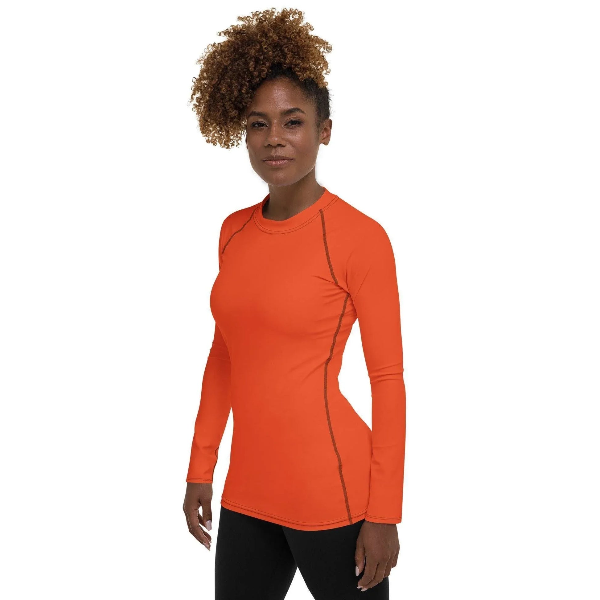 outrageous-orange-damen-rash-guard-rash-guard-jlr-design-3 - JLR Design