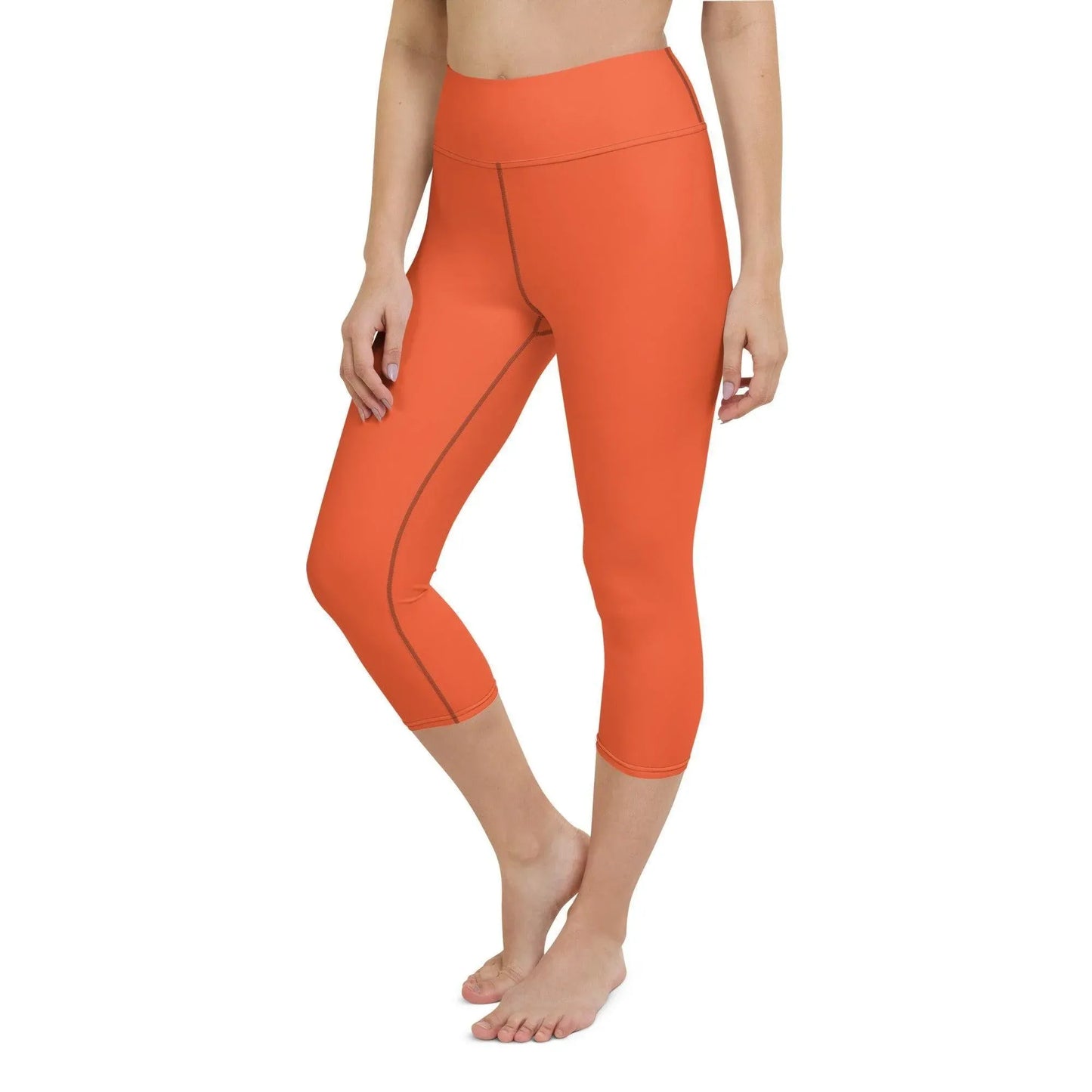 outrageous-orange-damen-yoga-capri-leggings-yoga-capri-leggings-jlr-design-1 - JLR Design