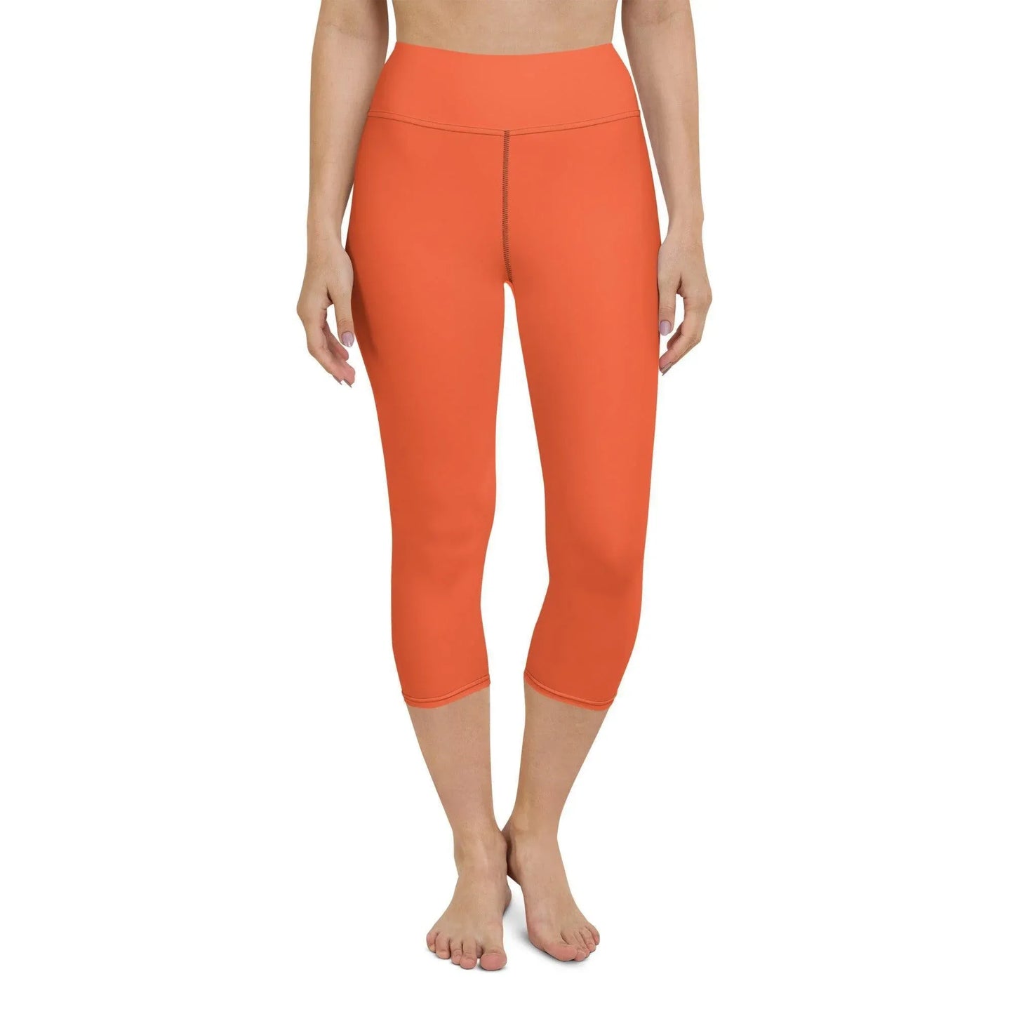 outrageous-orange-damen-yoga-capri-leggings-yoga-capri-leggings-jlr-design-2 - JLR Design