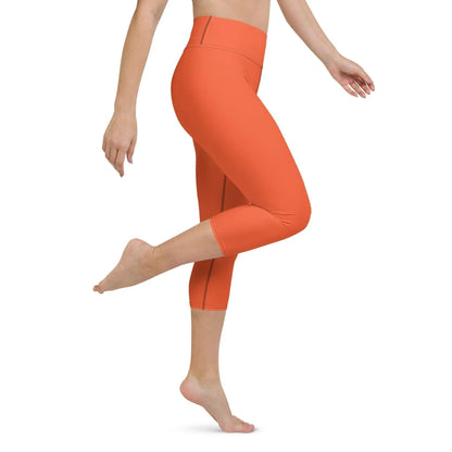 outrageous-orange-damen-yoga-capri-leggings-yoga-capri-leggings-jlr-design-4 - JLR Design