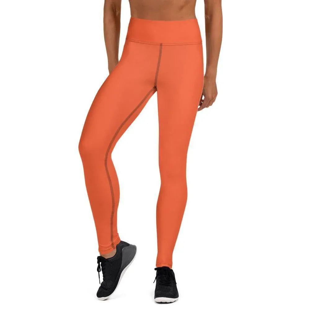 outrageous-orange-damen-yoga-leggings-yoga-leggings-jlr-design-1 - JLR Design
