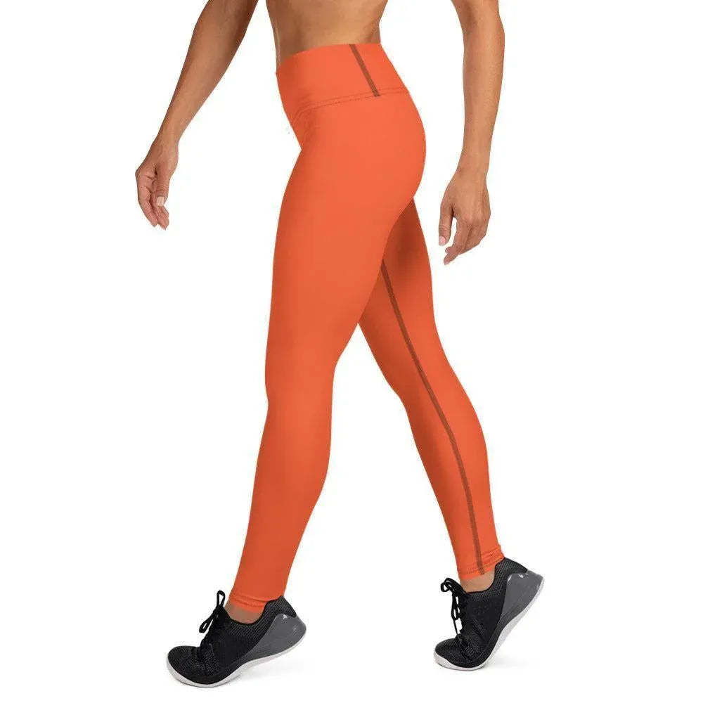 outrageous-orange-damen-yoga-leggings-yoga-leggings-jlr-design-2 - JLR Design