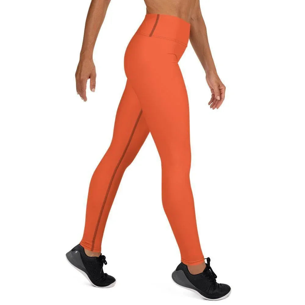 outrageous-orange-damen-yoga-leggings-yoga-leggings-jlr-design-3 - JLR Design