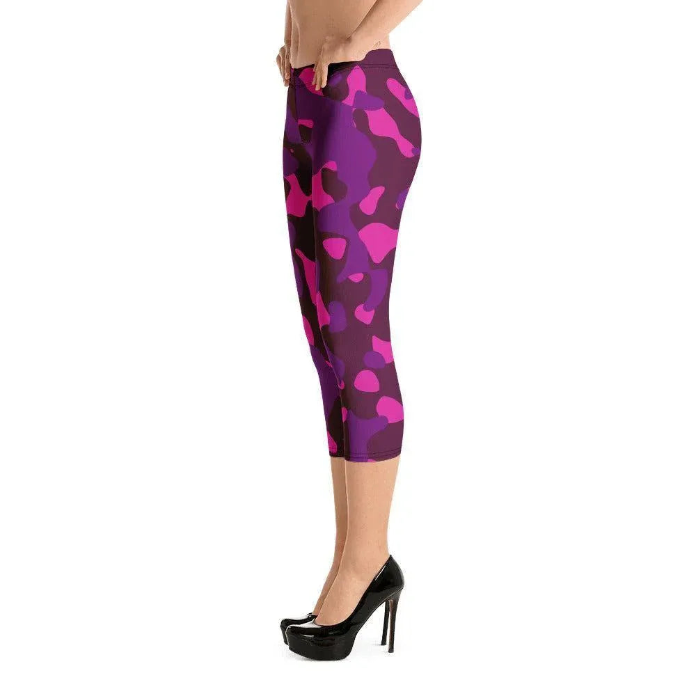 pink-camouflage-damen-capri-leggings-capri-leggings-jlr-design-3 - JLR Design