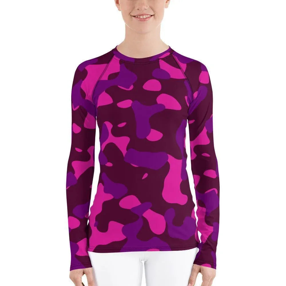 pink-camouflage-damen-rash-guard-rash-guard-jlr-design-1 - JLR Design