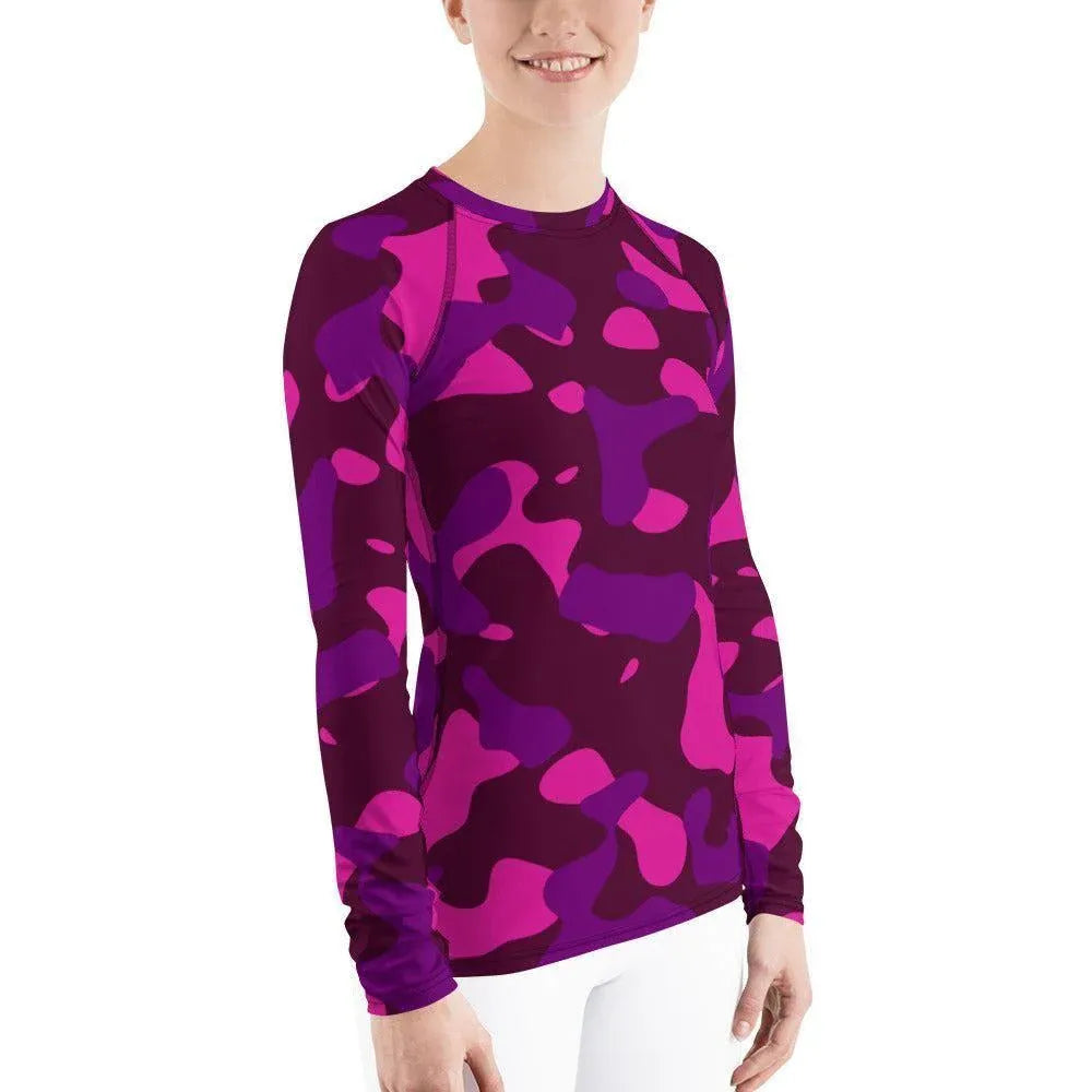 pink-camouflage-damen-rash-guard-rash-guard-jlr-design-4 - JLR Design