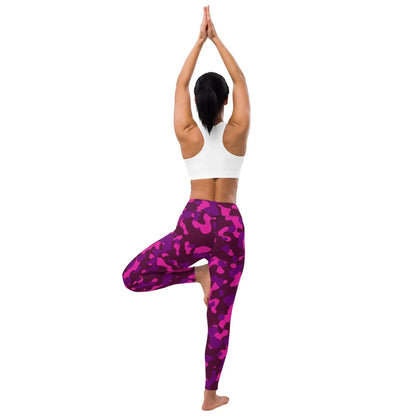 pink-camouflage-damen-yoga-leggings-yoga-leggings-jlr-design-4 - JLR Design