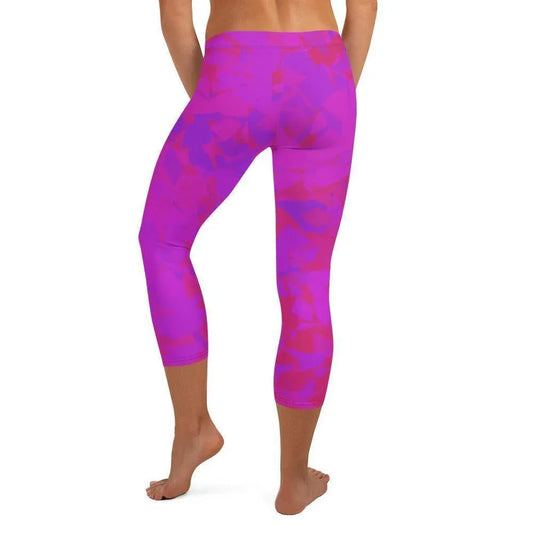 pink-crystal-damen-capri-leggings-capri-leggings-jlr-design-1 - JLR Design