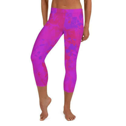 pink-crystal-damen-capri-leggings-capri-leggings-jlr-design-2 - JLR Design