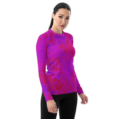 pink-crystal-damen-rash-guard-rash-guard-jlr-design-4 - JLR Design