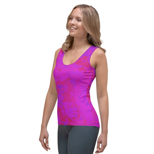 pink-crystal-damen-tank-top-tank-top-jlr-design-1 - JLR Design