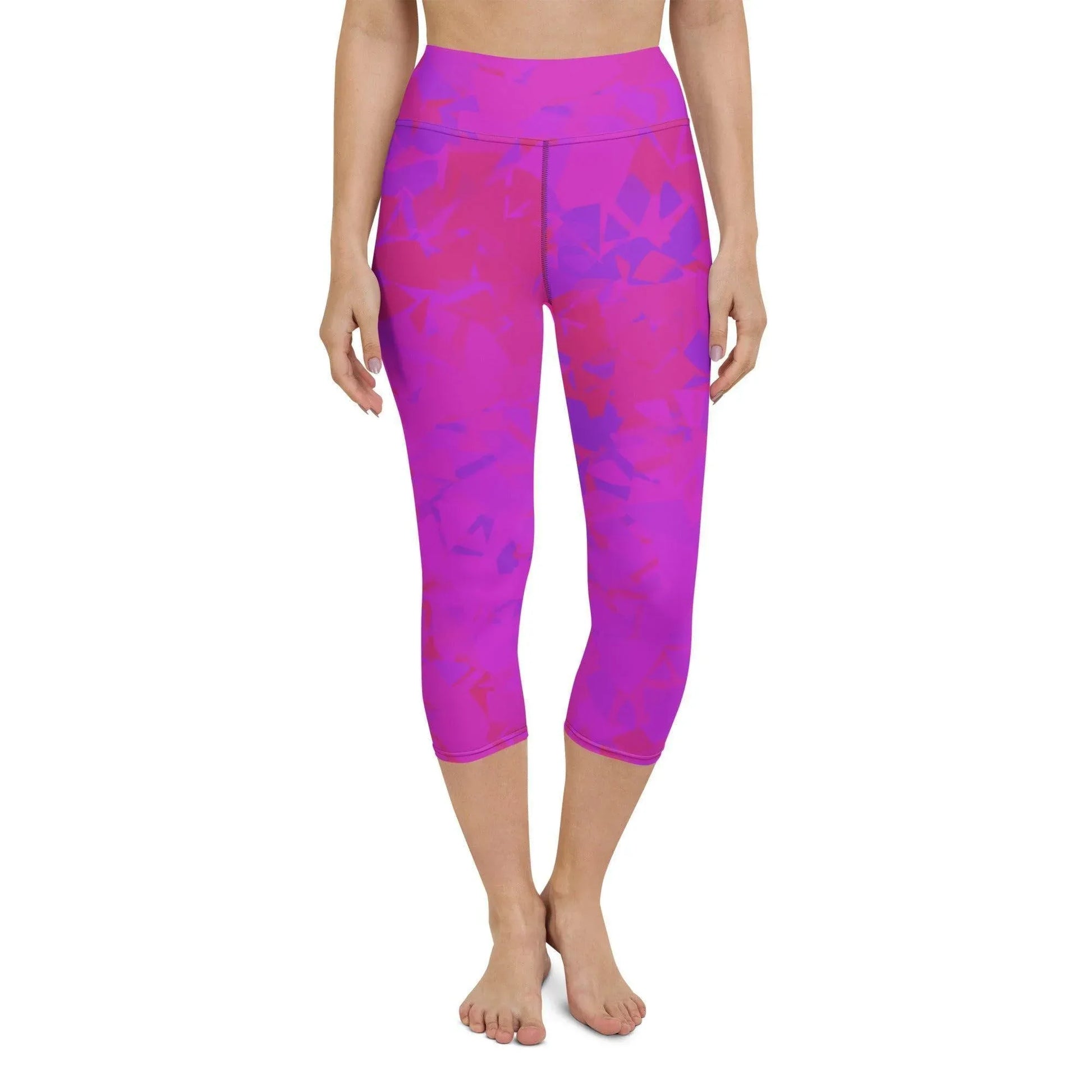 pink-crystal-damen-yoga-capri-leggings-yoga-capri-leggings-jlr-design-2 - JLR Design