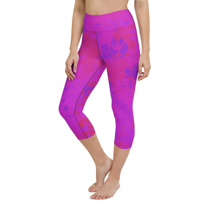 pink-crystal-damen-yoga-capri-leggings-yoga-capri-leggings-jlr-design-4 - JLR Design